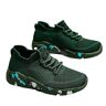 ELroal Damessportschoenen, lente, zomer en herfst casual sportschoenen, mesh sportschoenen (Color : Army green, Size : 5 UK)