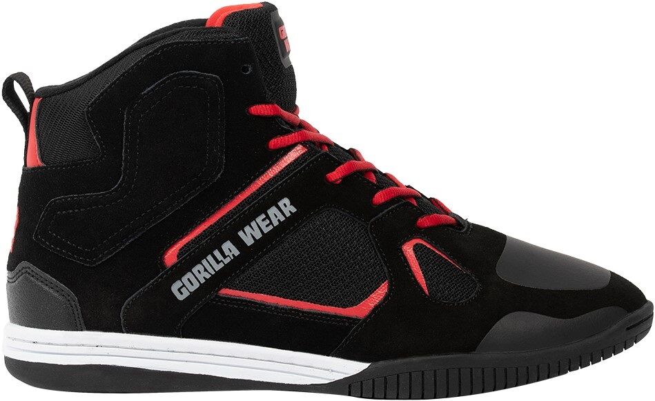 Gorilla Wear Troy High Tops Sportschoenen - Zwart/Rood - 46