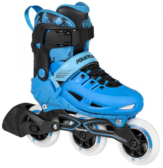 Powerslide inlineskates Phuzion junior zwart/blauw - Blauw,Zwart