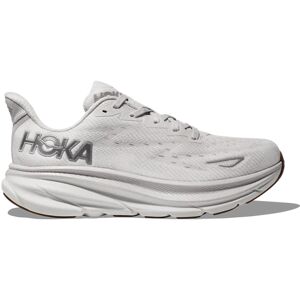 HOKA W Clifton 9 - Nimbus Cloud/White 38 2/3