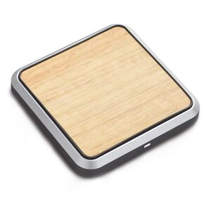 Joy Resolve Wireless Charger - White/rubber Wood