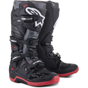 Alpinestars Crosstøvler  Tech 7 Svart-Grå-Rød