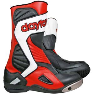 Daytona Evo Voltex GTX Gore-Tex vanntett motorsykkel støvler 44 Svart Hvit Rød