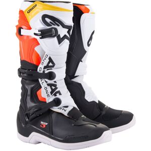 Alpinestars Tech 3 Motocross støvler 43 Svart Hvit Rød