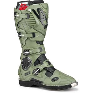 Sidi Crossfire 3 Motocross Støvler 44 Svart Grønn