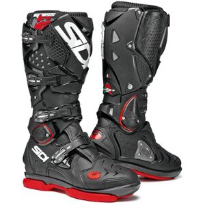 Sidi Crossfire 2 SM Motocross Støvler 40 Svart Hvit Rød