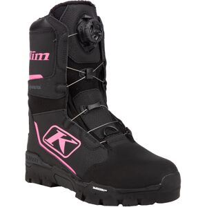 Klim Aurora GTX BOA 2023 SnÃ¸scooterstÃ¸vler til dame 39 40 Svart Rosa