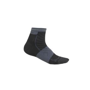 Icebreaker Women Merino Run+ Ultralight Mini Black/Graphite 38-40, Black/Graphite