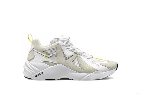 ARKK Tuzon Suede W13 - White Neon YellowHvit