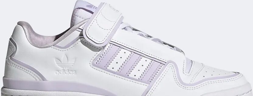 adidas Originals Forum Plus trainers in white with purple detail-Neutral  Neutral