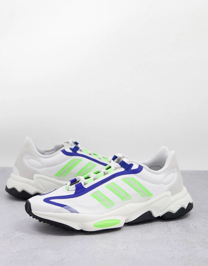 adidas Originals Ozweego pure trainers in off white  White