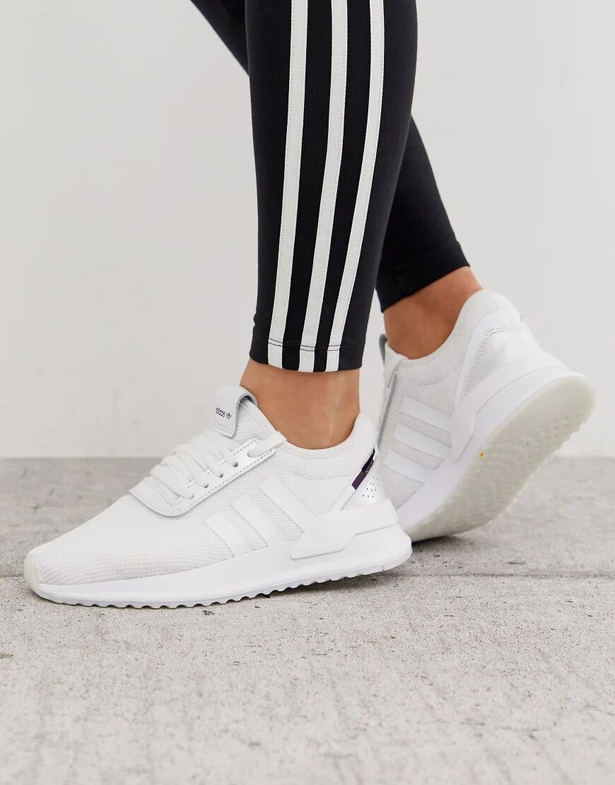 adidas Originals U Path Run trainers in white  White