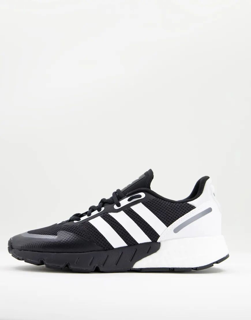 adidas Originals ZX 1K boost trainers in core black  Black