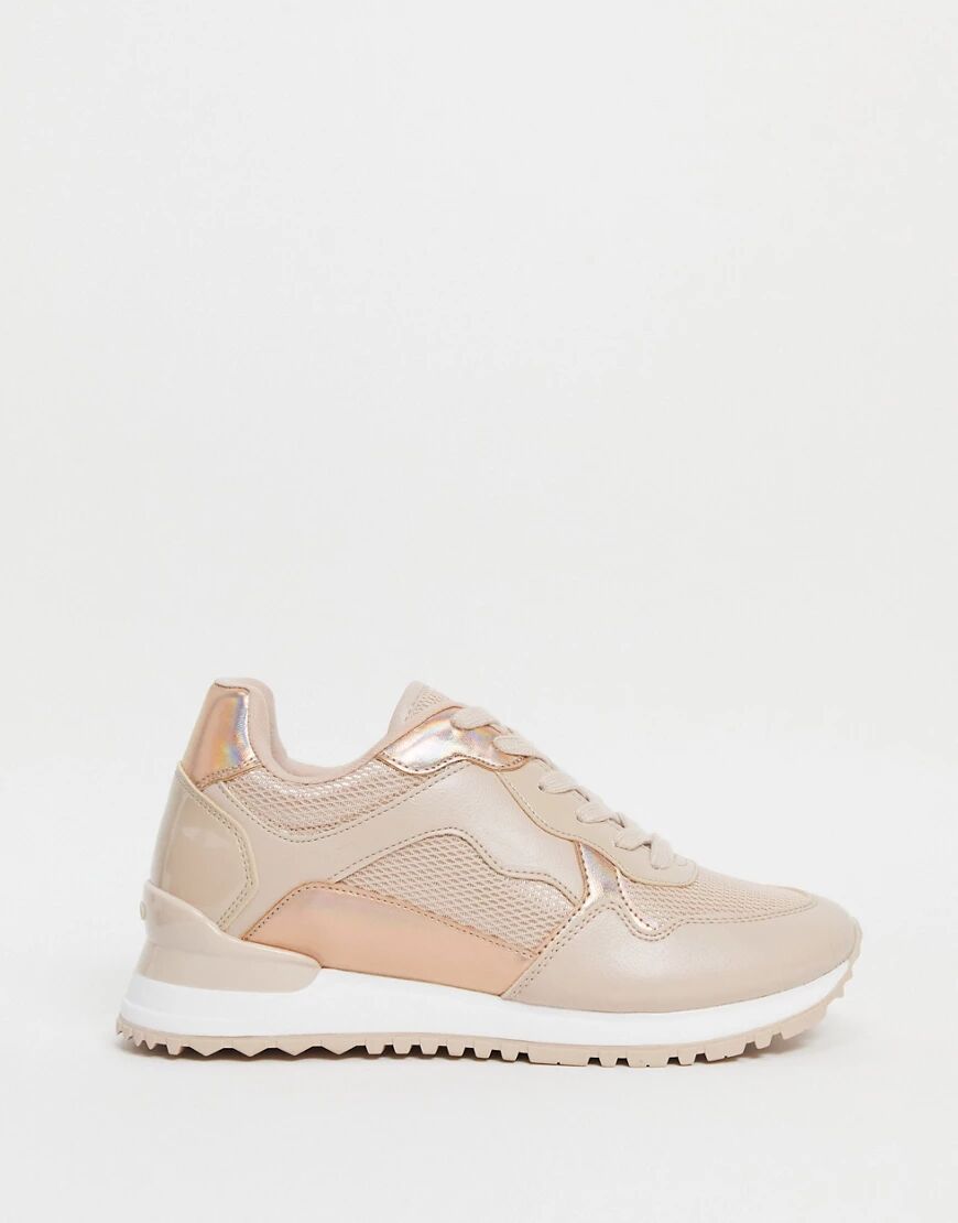 ALDO Drathis runner trainers in pink-White  White