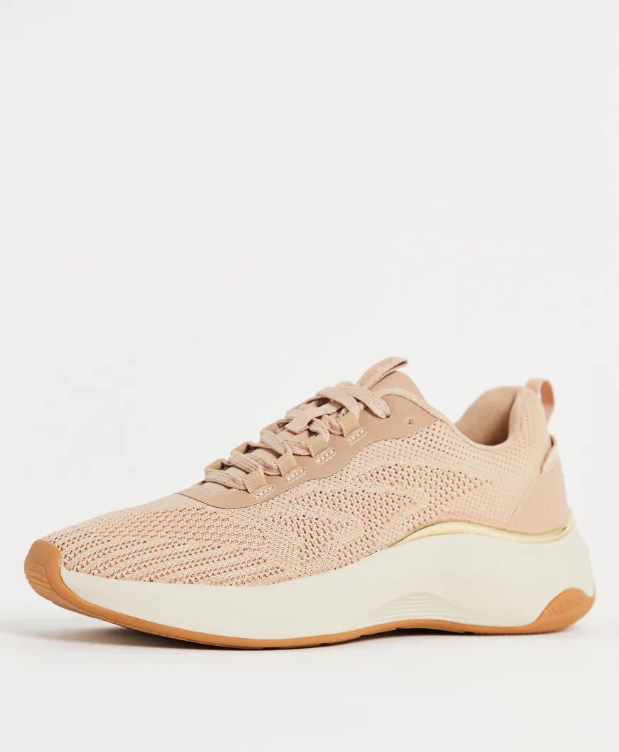 ALDO Willo chunky trainers with gold details in bone-Neutral  Neutral