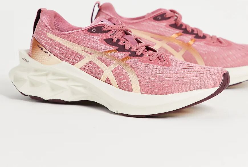 Asics Running Novablast 2 trainers in pink  Pink