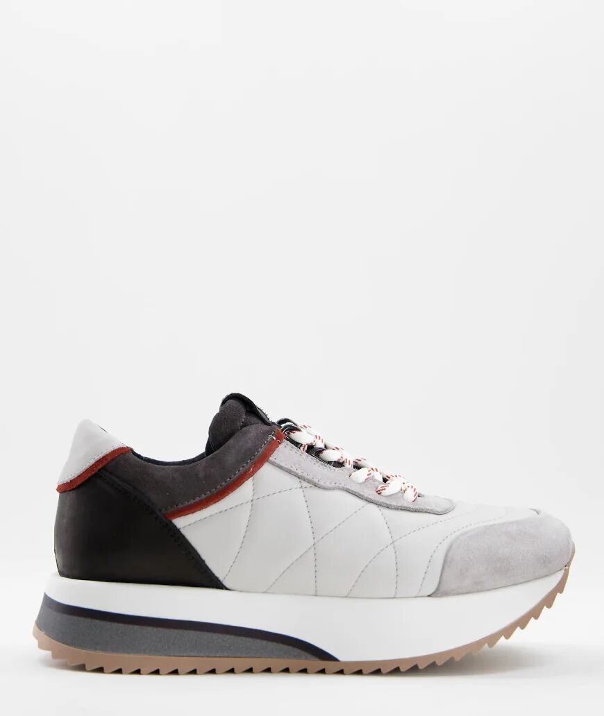 Bronx flatform runners trainers in white mix-Multi  Multi