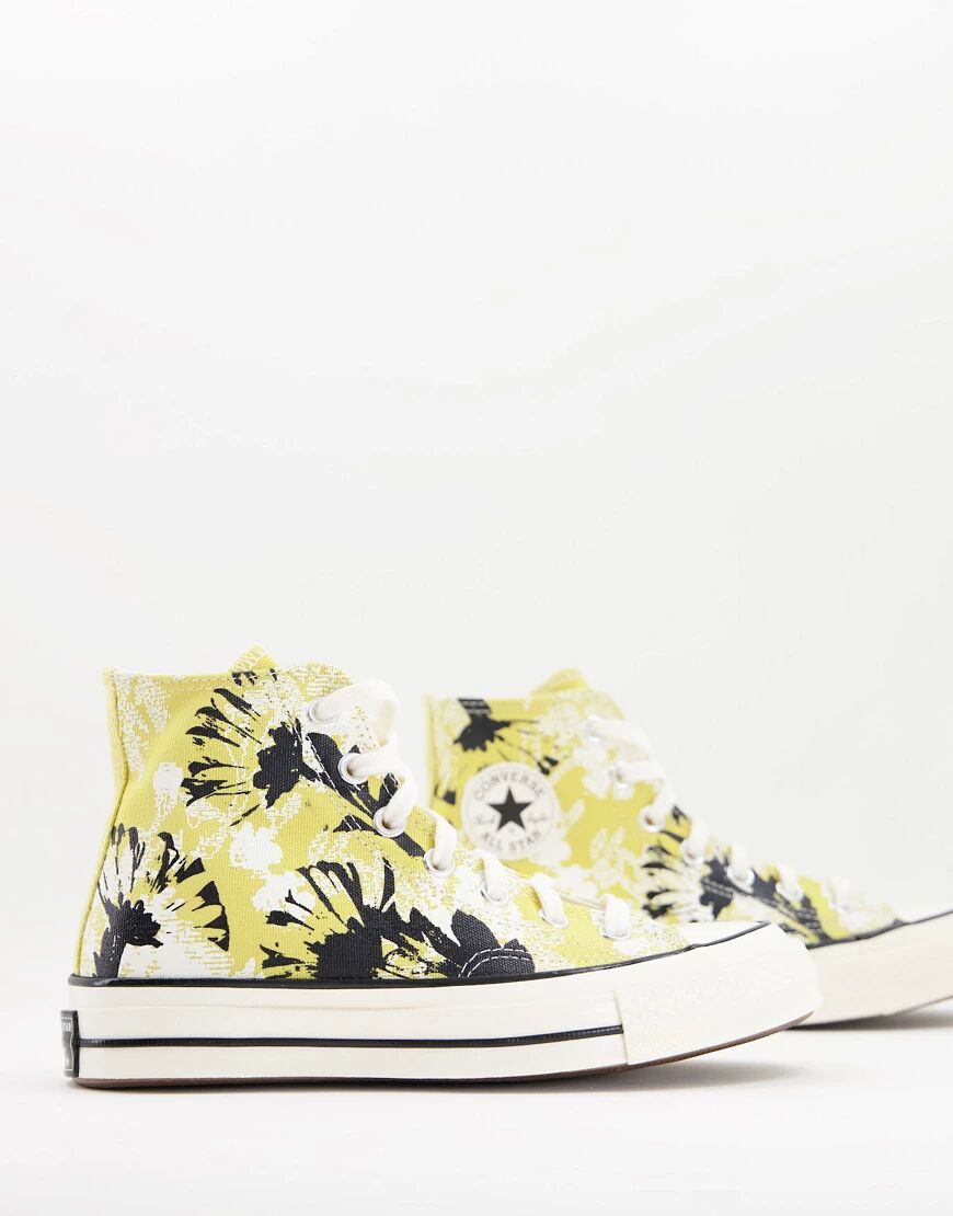 Converse Chuck 70 with canvas floral print in yellow  Yellow