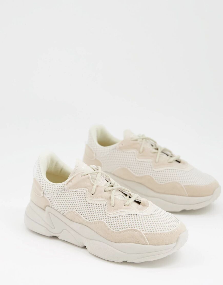 In The Style x Jac Jossa contrast trainer in beige-Pink  Pink