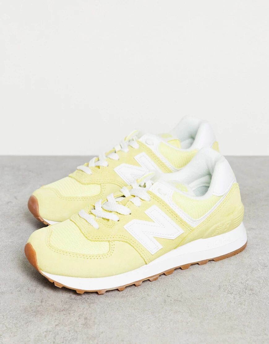 New Balance 574 trainers in yellow  Yellow