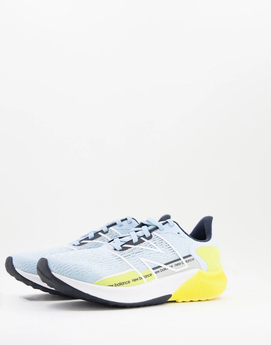 New Balance FuelCell Propel trainers in blue and yellow-Multi  Multi