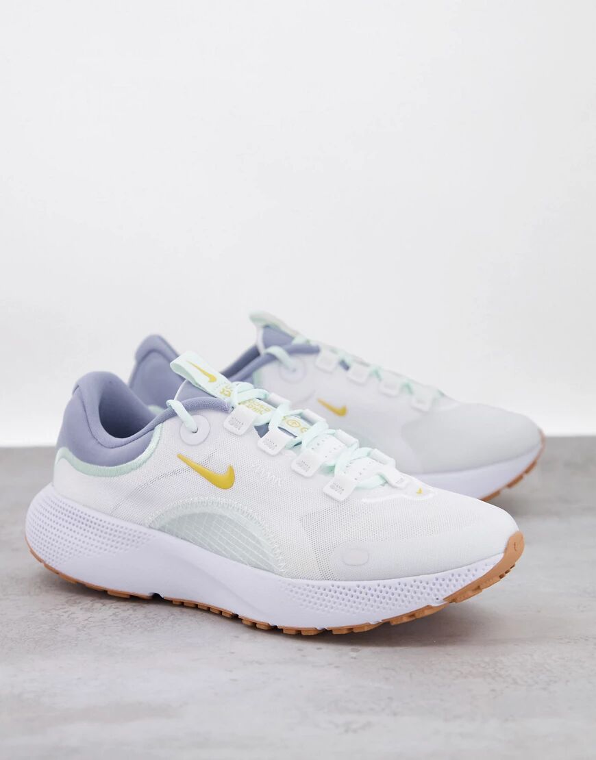 Nike Running Escape React Run trainers in white  White