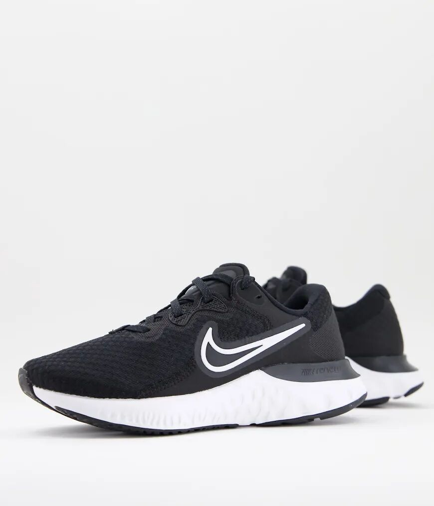 Nike Running Renew Run 2 trainers in black  Black