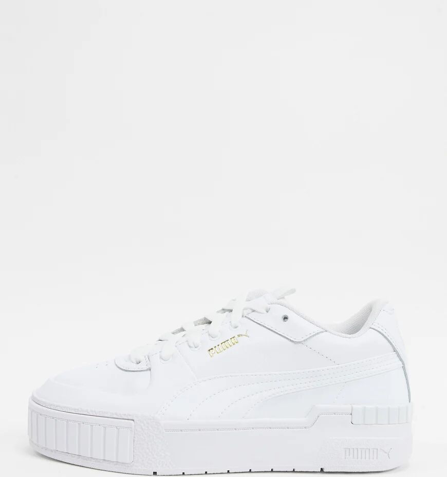 Puma Cali Sport chunky trainers in white  White