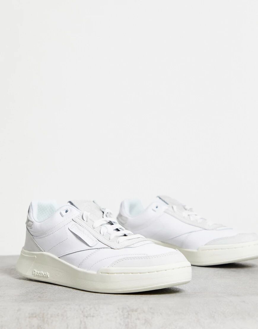 Reebok Club C Legacy trainers in off white  White
