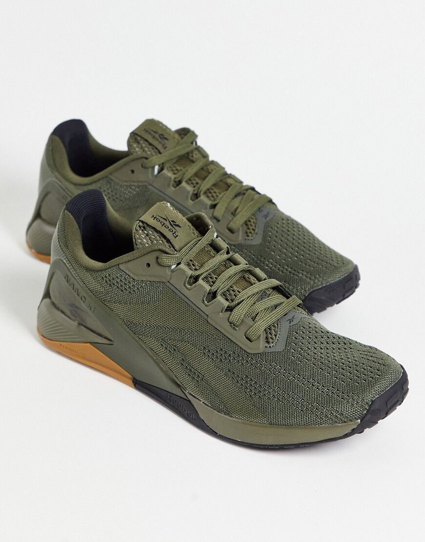 Reebok Nano X1 trainers in khaki-Green  Green