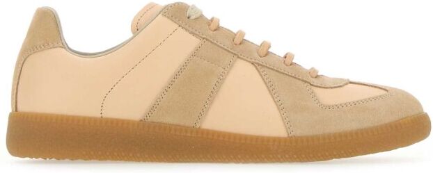 Maison Margiela Logo-patch sneakers Beige Female