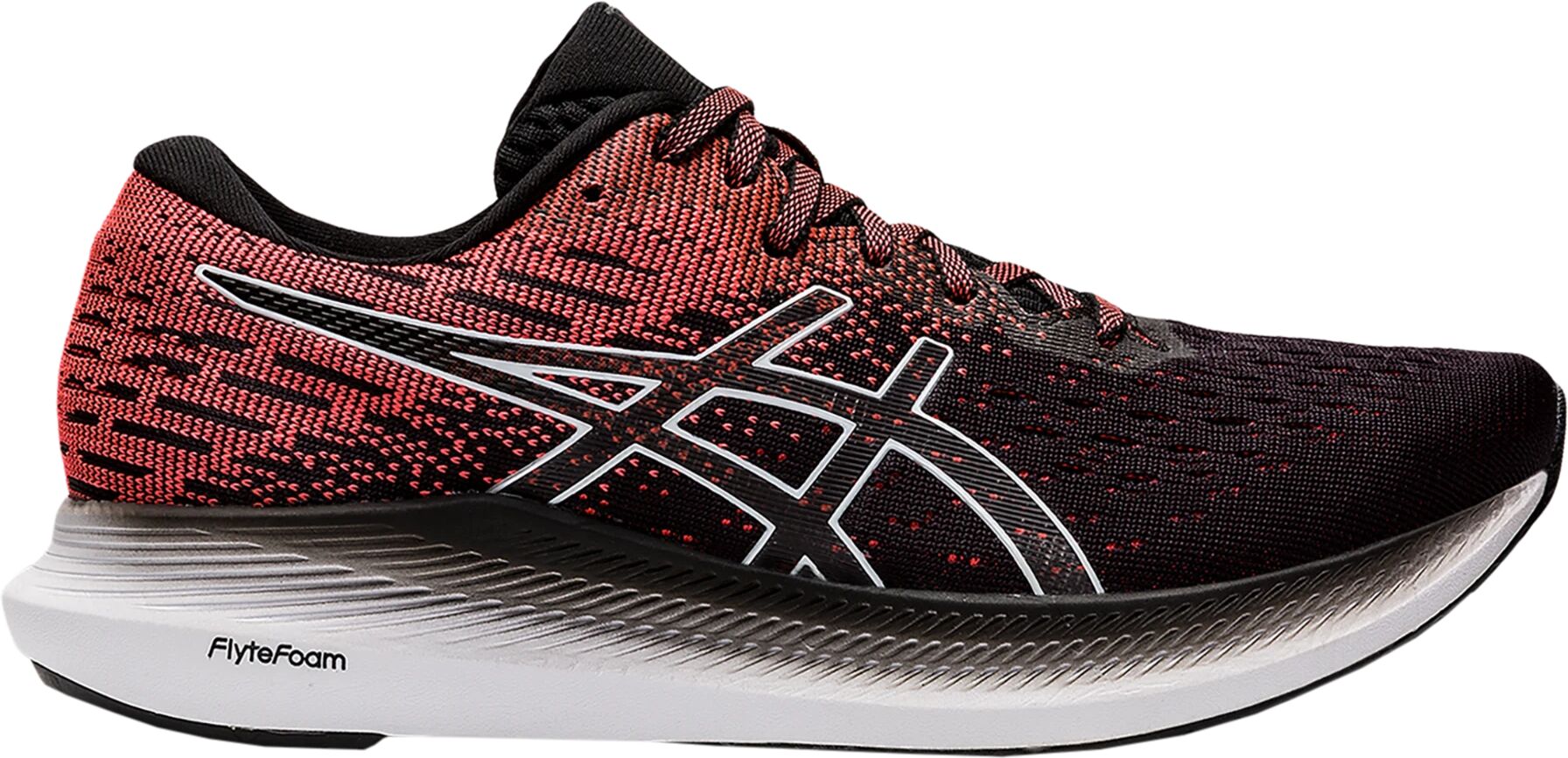 Asics Evoride 2, løpesko unisex 37 BLACK/BLAZING CORAL