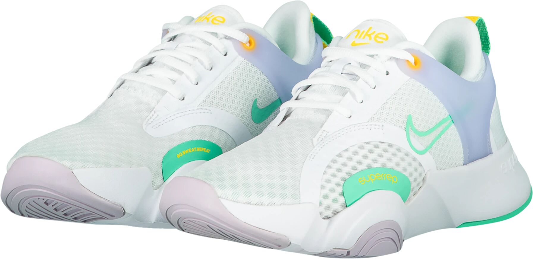 Nike SuperRep Go 2, treningssko dame 40 White/green Glow-inf