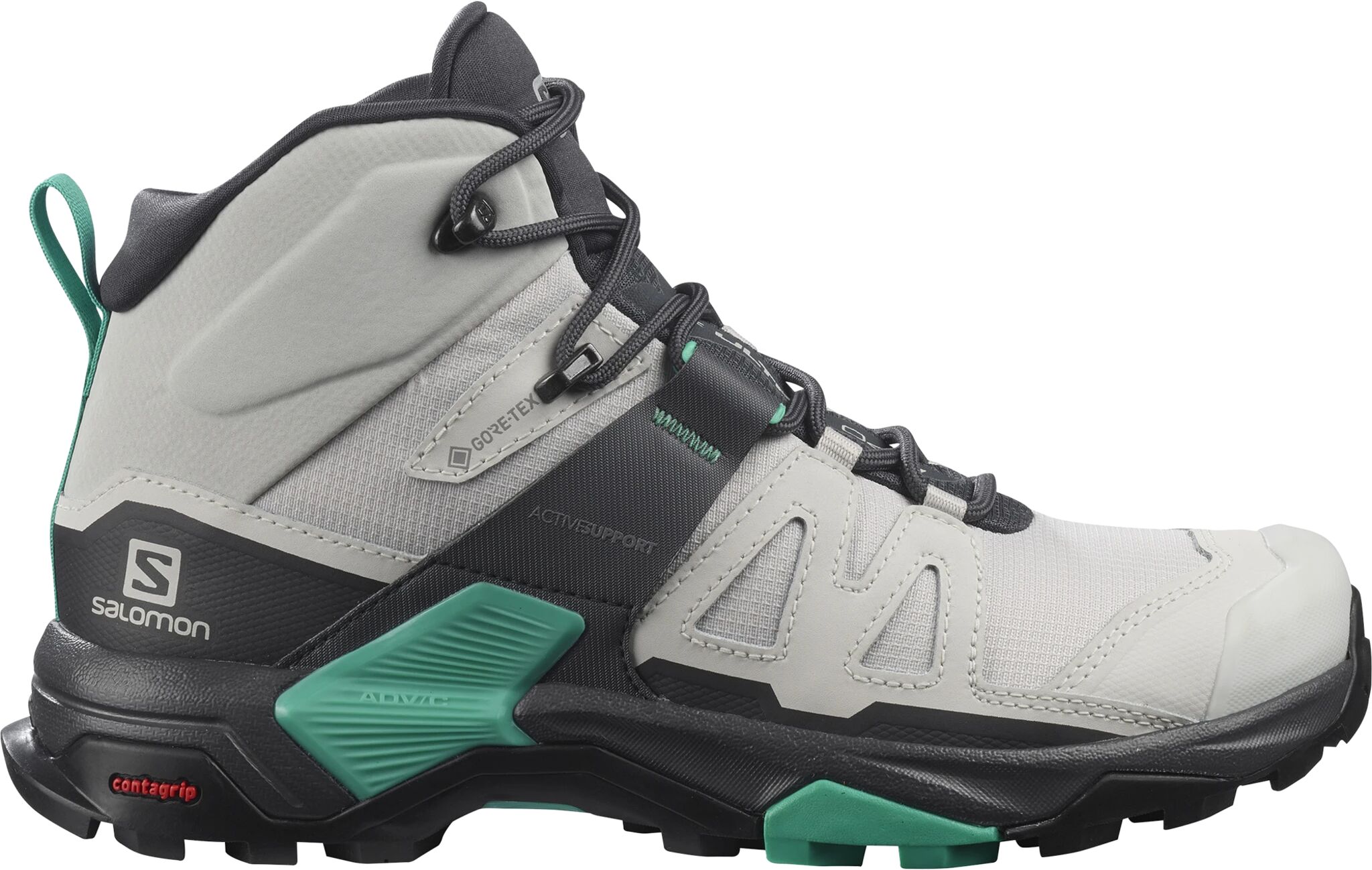 Salomon X Ultra 4 Mid GTX, tursko dame 42 Lunroc/ebony/m