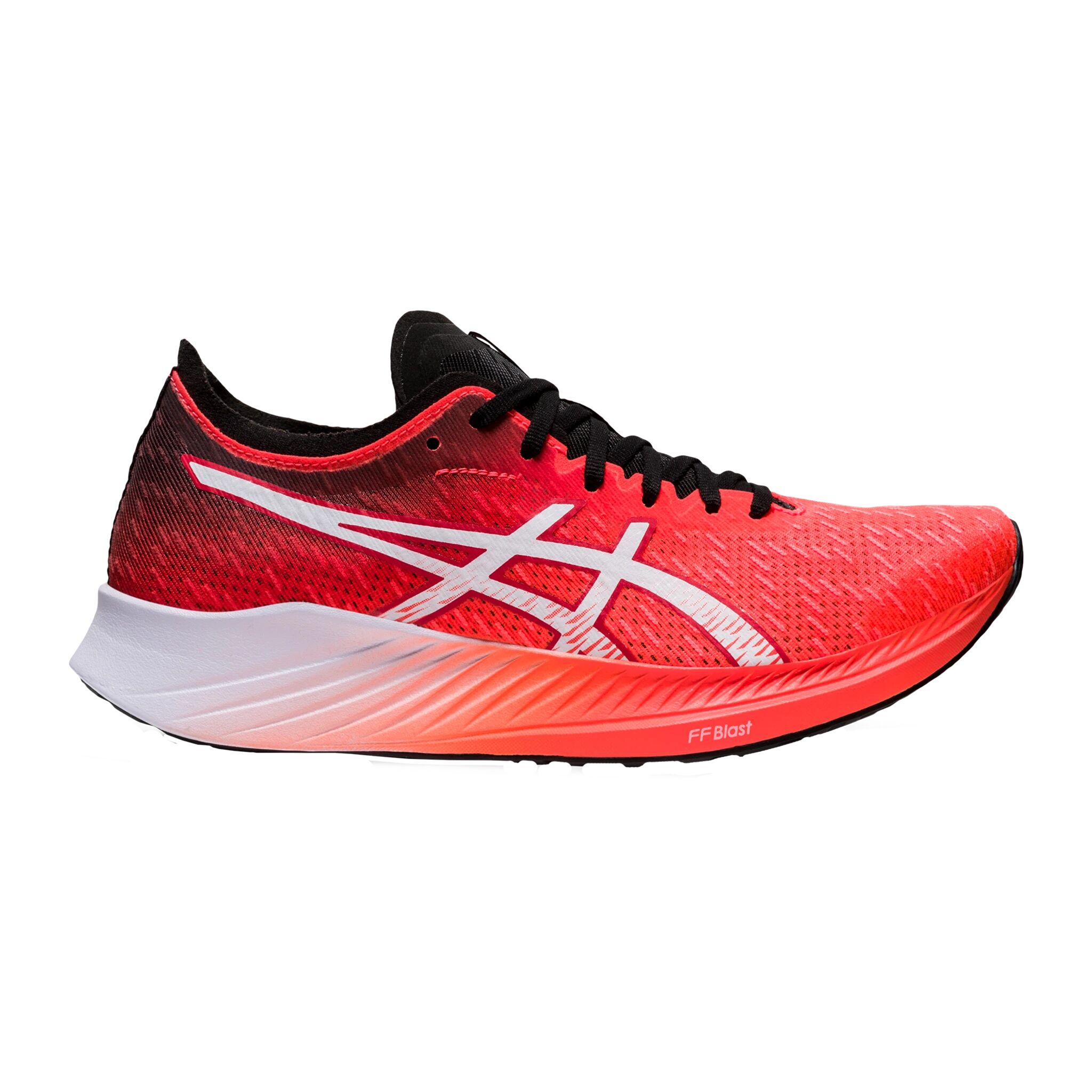 Asics Magic Speed, løpesko unisex 41.5 SUNRISE RED/WHITE