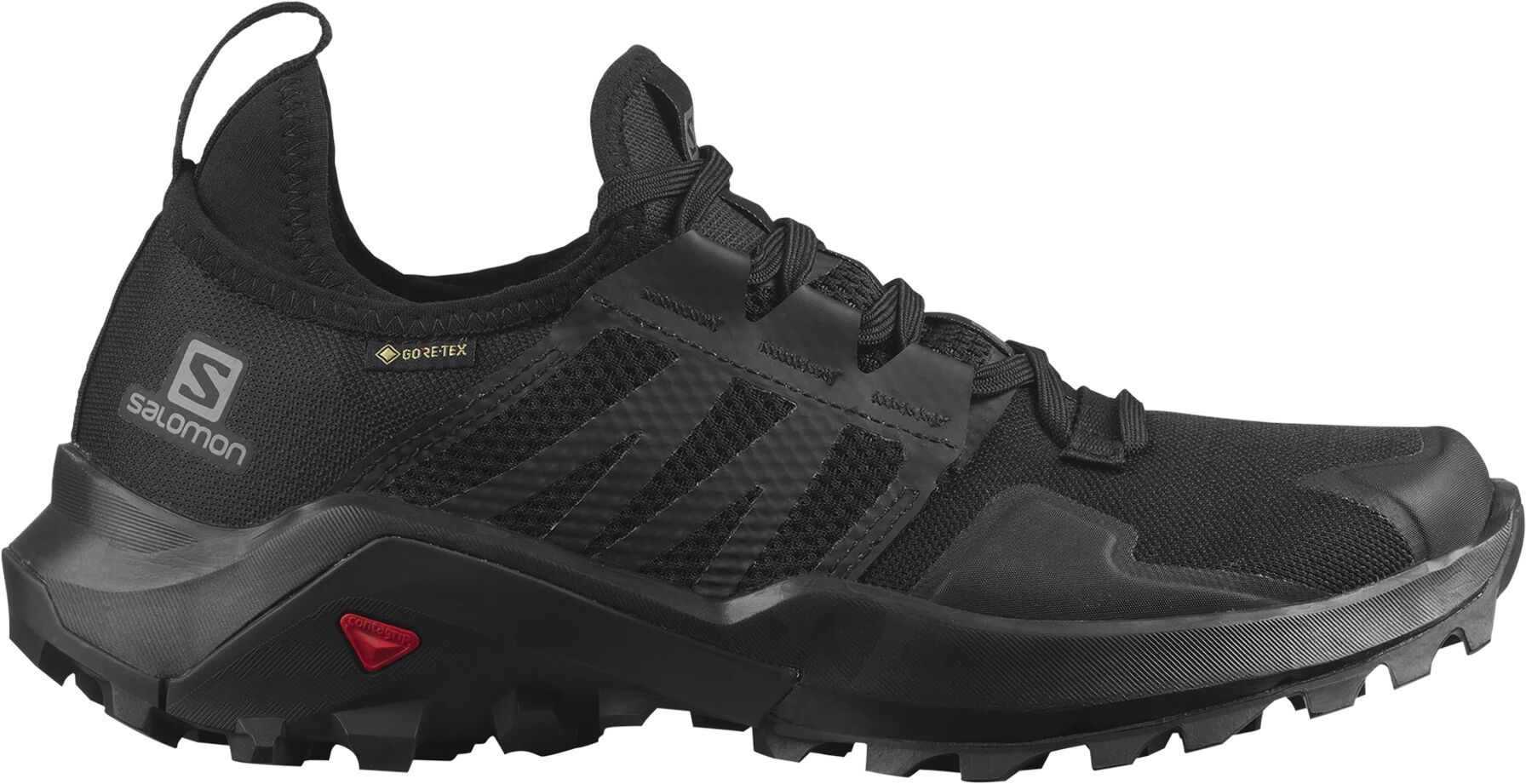 Salomon Madcross GTX, terrengløpesko dame 37 1/3 Black/Black/Black