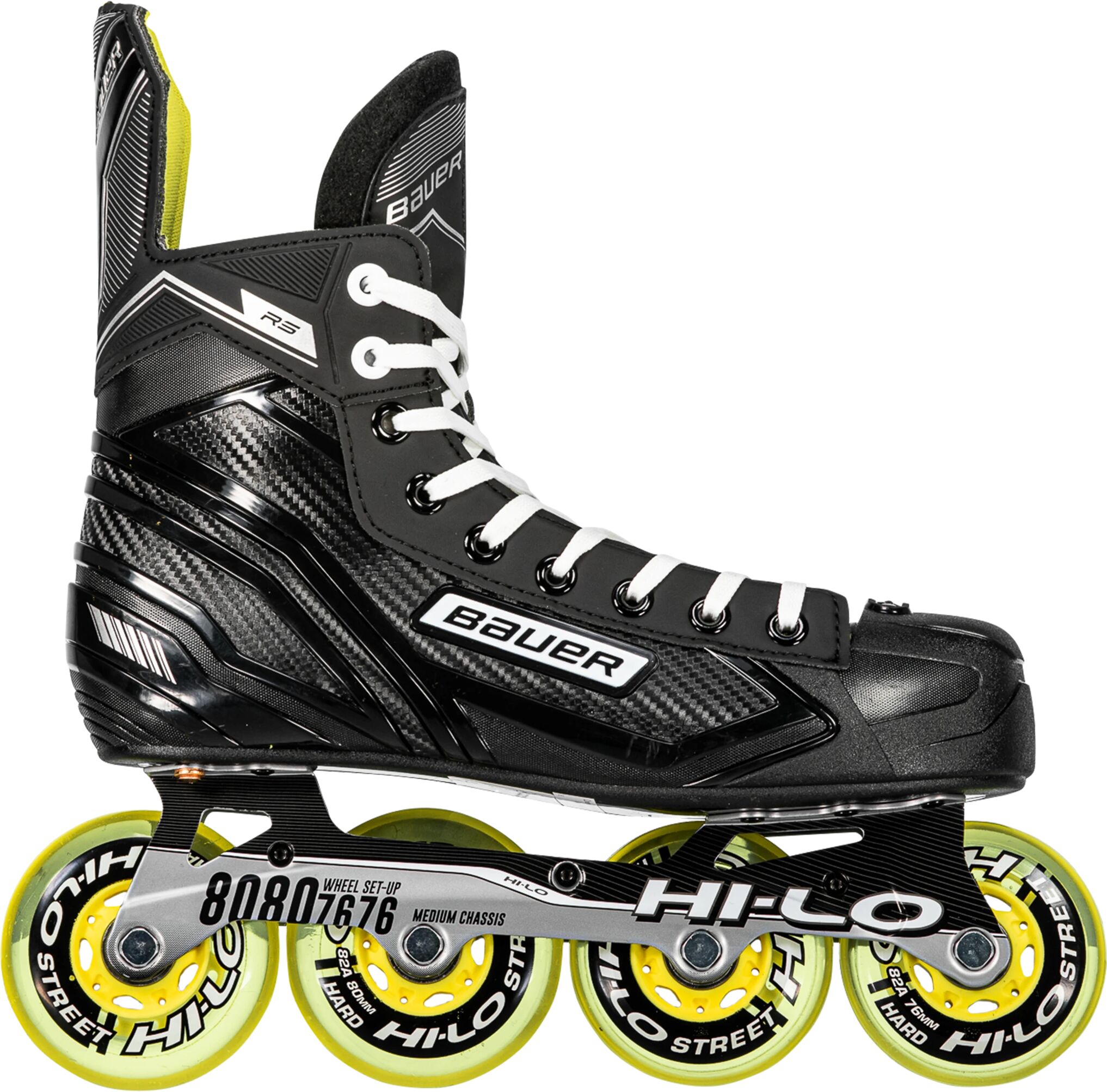 bauer RH RS Skate -20, inlineskøyte senior R 7 / 42 BLACK