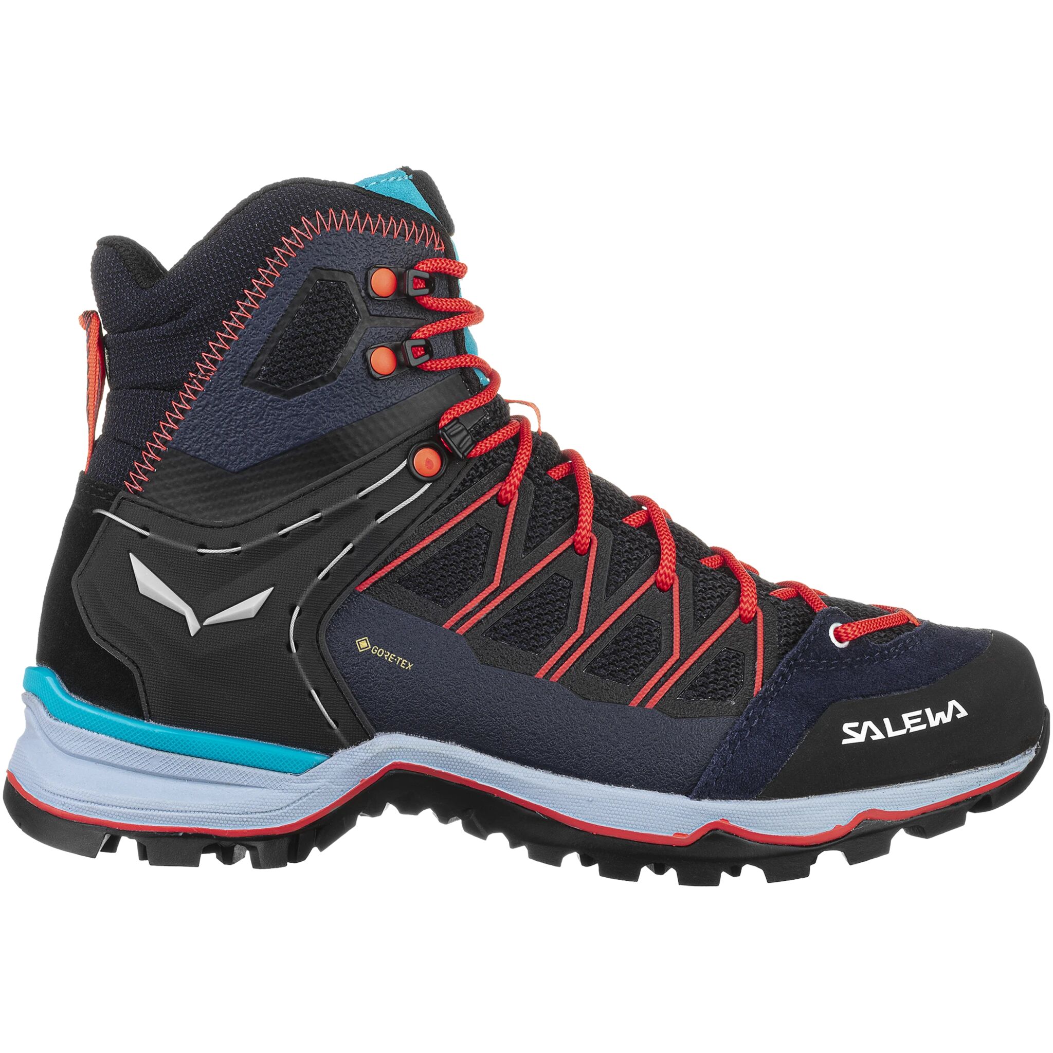 Salewa MTN Trainer Lite Mid GTX W, fjellstøvel dame 5/38 Premium Navy/blue Fo