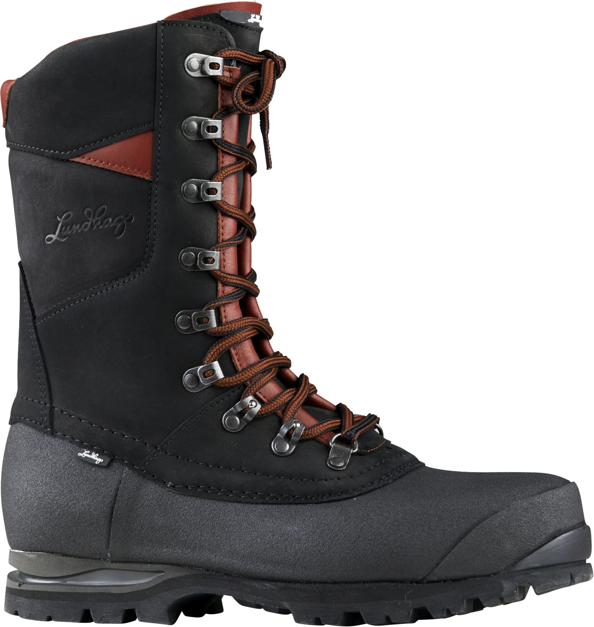 Lundhags Syncro II High, jaktstøvel 39 Black/Pecan