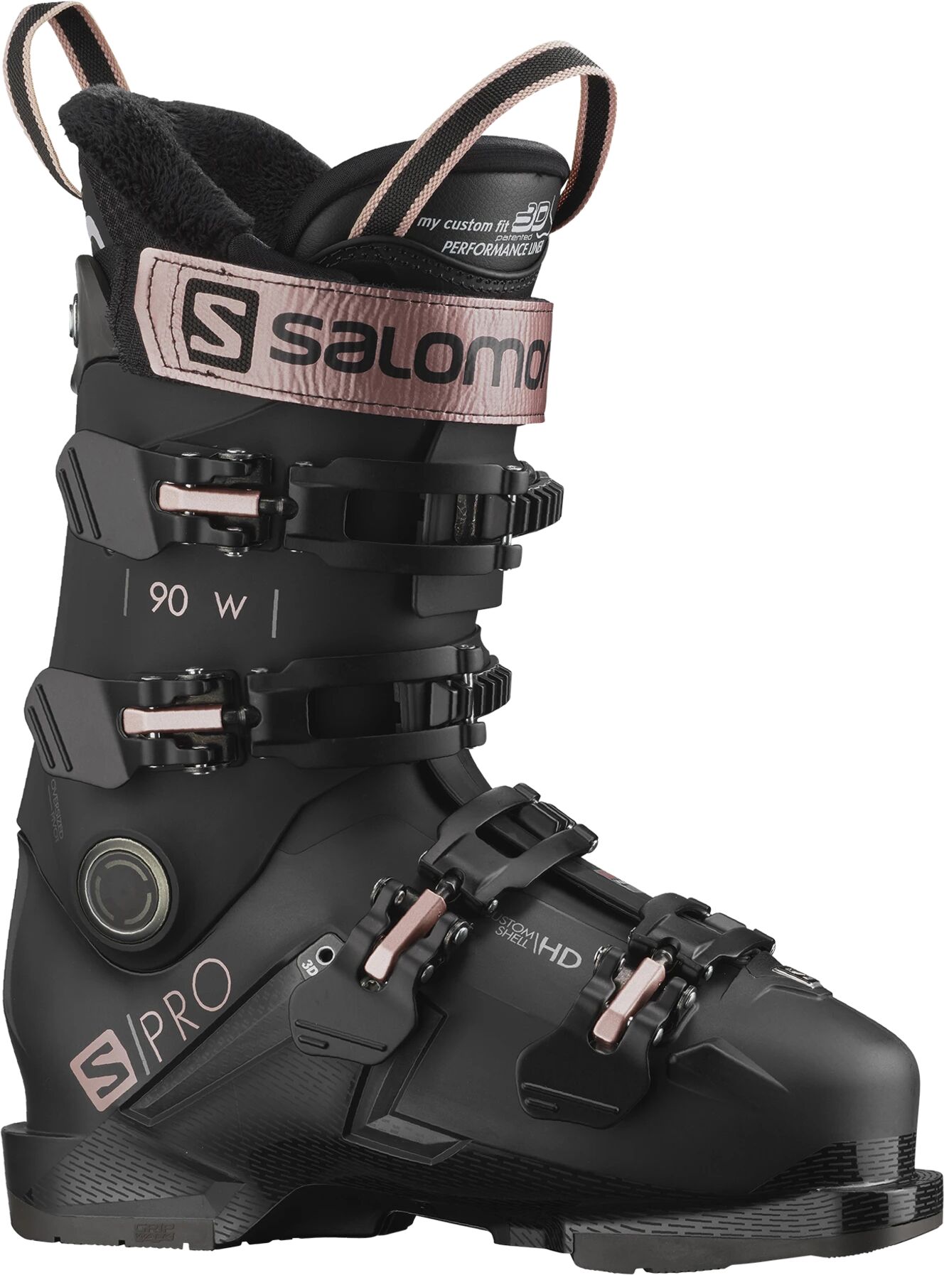 Salomon S/Pro 90 GW W, alpinsko dame 26/26.5 (41 1/3) Black/Rose/Bell