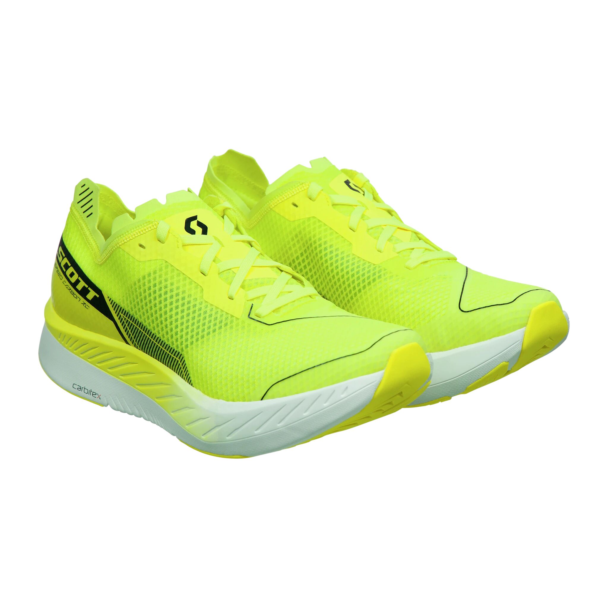 Scott Shoe Speed Carbon RC, løpesko herre 40 YELLOW/WHITE