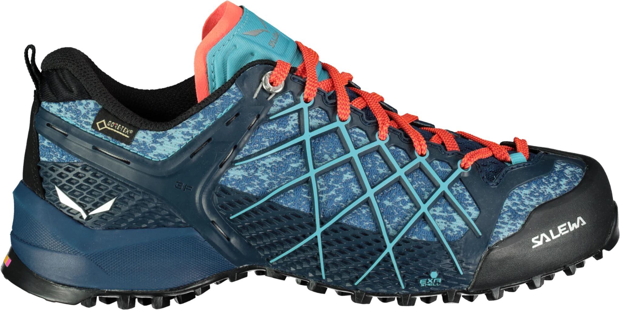 Salewa Wildfire Gtx, anmarsjsko dame 35 Poseidon/Capri