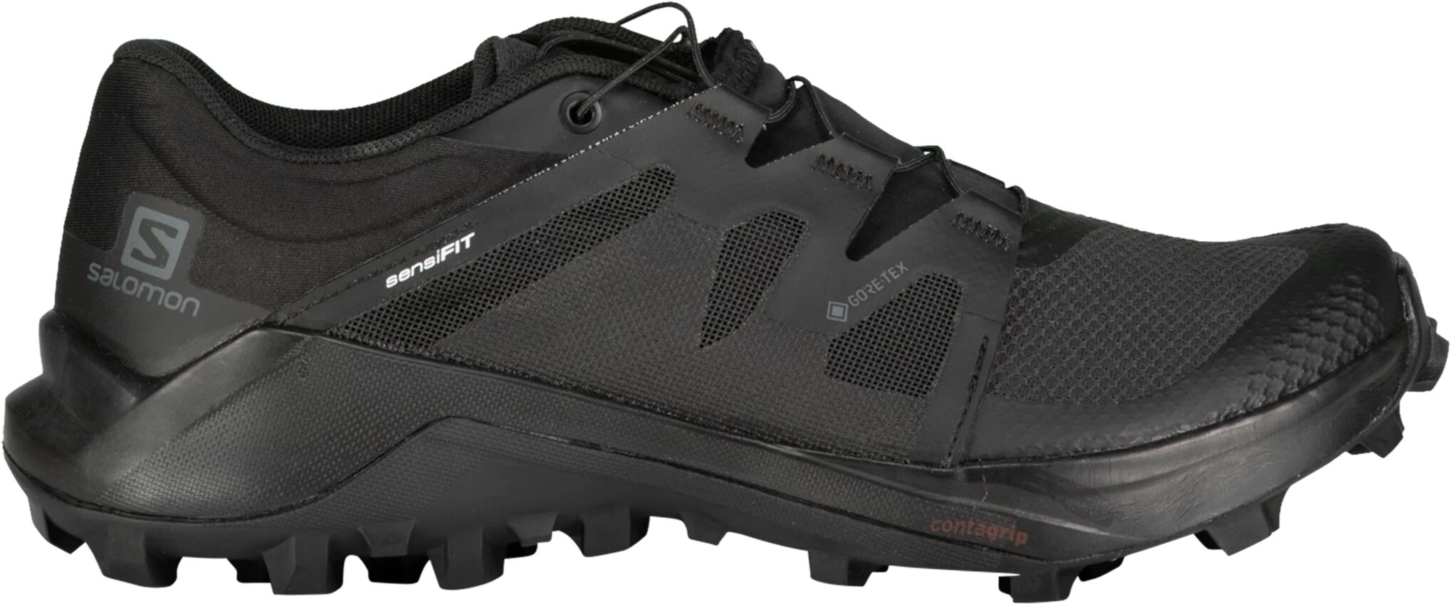 Salomon Wildcross Gore-Tex, terrengløpesko dame 38 2/3 Black/Black/Black