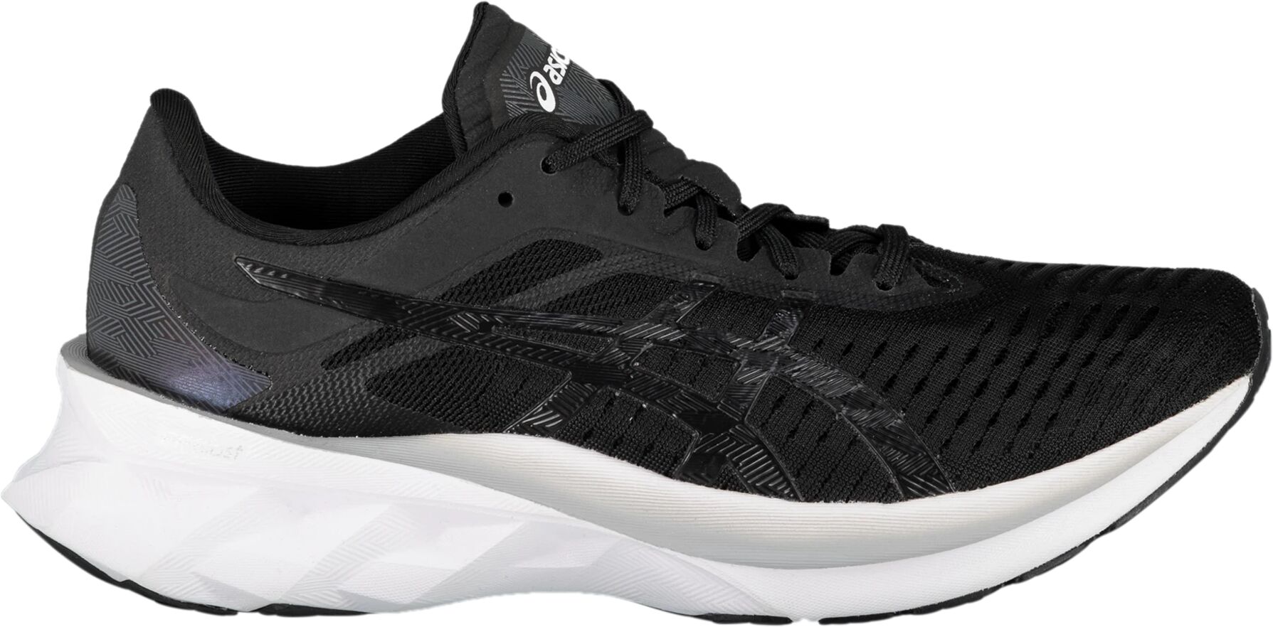 Asics Novablast, løpesko unisex 44.5 BLACK/CARRIER GREY