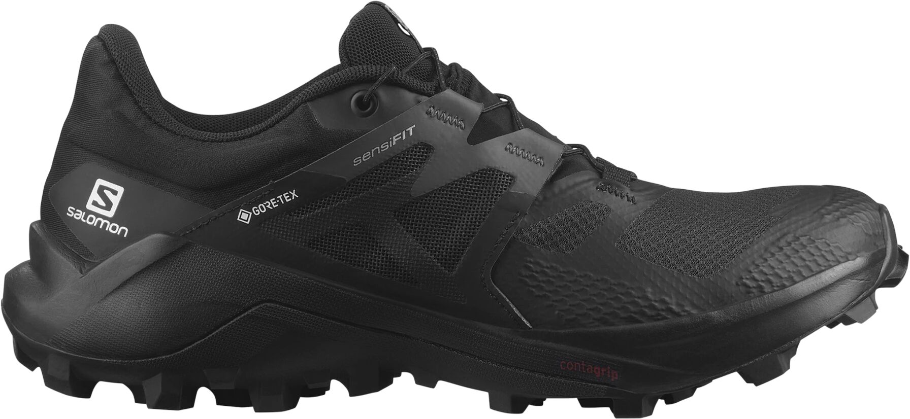 Salomon Wildcross 2 GTX, terrengløpesko dame 40 2/3 Black/black/ebon