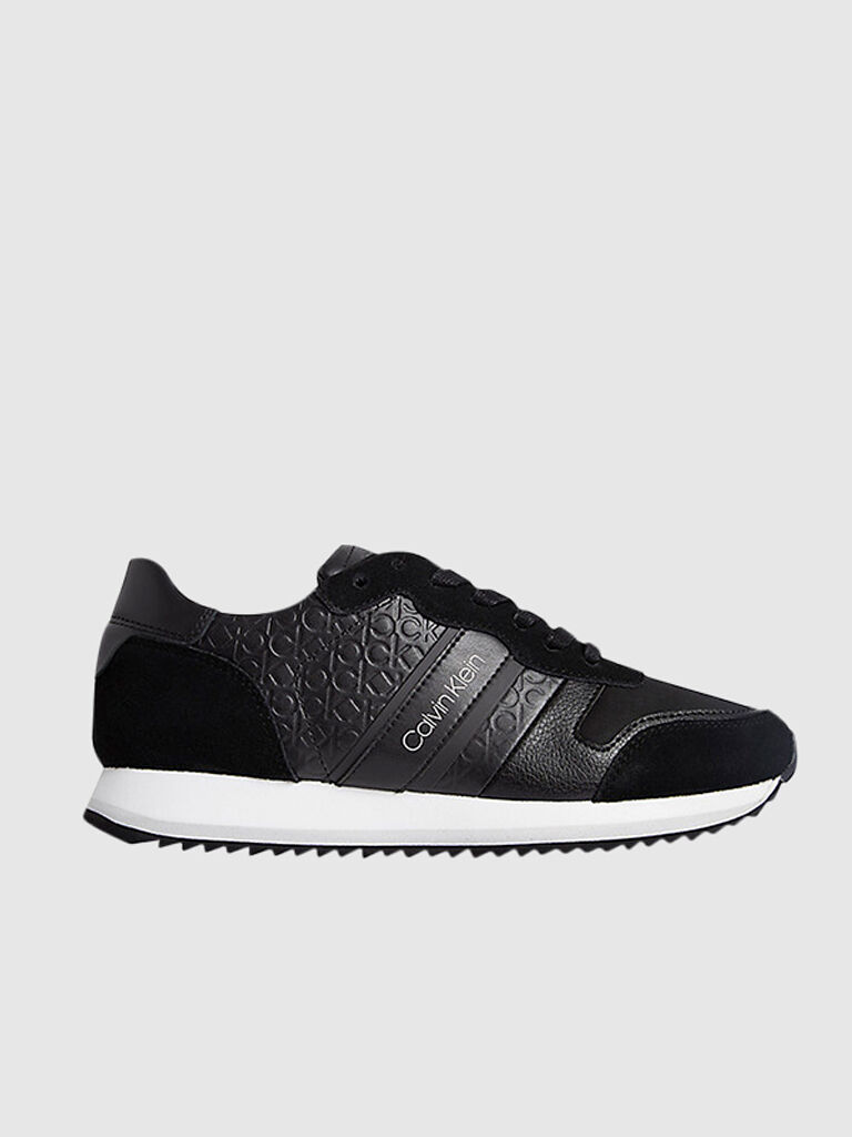 Calvin Klein Sapatilha Muher Retro Runner Calvin Klein Preto