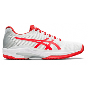 ASICS Solution Speed FF White/Red Clay/Padel Women (42)