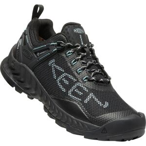 Keen Women's NXIS EVO Waterproof Shoe (2022) Black/Cloud Blue 37, Black/Cloud Blue