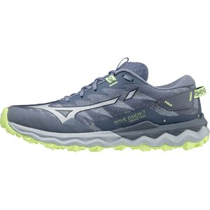 Mizuno Women's Wave Daichi 7 Vintage Indigo/Subdued Blue/Neo Lime 38, Vintage Indigo/Subdued Blue/Neo Lime