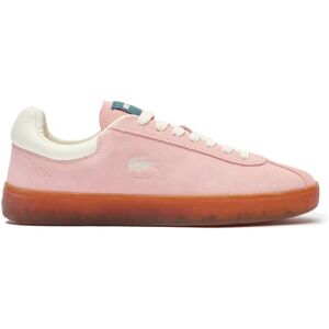 Lacoste Baseshot Suede Trainers Dam, 38, PNK/GUM